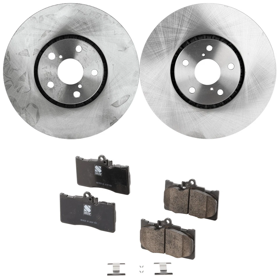 Kit de rotores y pastillas de disco de freno delantero para Lexus IS350 2006-2020 2018-2020 IS300 Foto 1 de 4