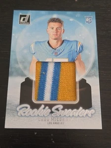 2024 Donruss - Rookie Sweaters Ladd McConkey #RHS-LAD (MEM, RC) 3 Color Patch - Picture 1 of 2