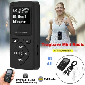 Mini Digital DAB/DAB+ Pocket AM FM Radio mit BT(Blue-tooth) Musik MP3 Player KG - Bild 1 von 10