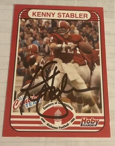 KENNY STABLER / SIGNED/ ALL CENTURY TEAM /ALABAMA FOOTBALL CARD #22 / SUPER RARE - Picture 1 of 4