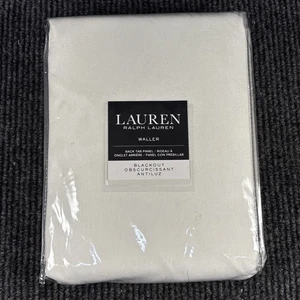 Cortina Lauren Ralph Lauren Blackout Sólida 100% Algodón 52 x 84 pulgadas Bolsillo de Varilla - Imagen 1 de 4