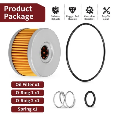 Filtro de aceite con resorte de junta tórica para Suzuki S40 Boulevard LS650 2005-2009 y 2011-2019 Foto 1 de 4
