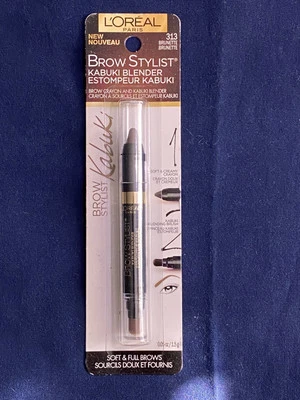 L'oreal #313 Brunette Brow Stylist Kabuki Blender Crayon New - Image 1 of 4