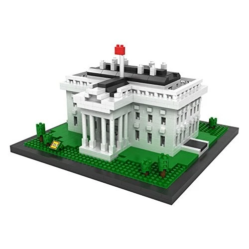 LOZ Architecture Series White House Kids Puzzle Mini Block Brick Toy w/Box - Image 1 of 1