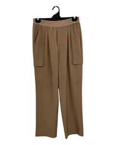 Excellent Condition Hansen and Gretel Women's Brown Wide Leg Pants M - Picture 1 of 4