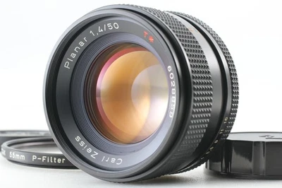 [TOP MINT] Contax Carl Zeiss Planar 50mm F1.4 MF Prime Lens AEJ C/Y From JAPAN - Image 1 of 4
