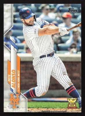 2020 Topps #350 Pete Alonso Gold Rookie Cup Card New York Mets QTY - Image 1 of 2