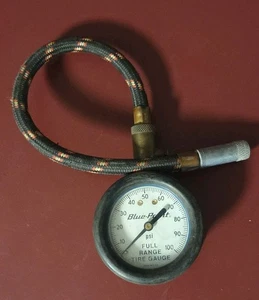 Manómetro de presión de neumáticos vintage BLUE-POINT (SNAP-ON) ¡FUNCIONA! - Imagen 1 de 4