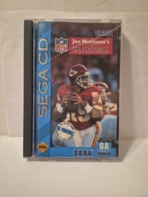 Joe Montana's NFL Football (Sega CD, 1993) Tested No Reg Cracks On Case