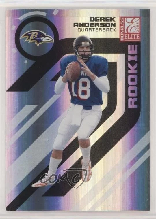 2005 Donruss Elite Rookie Sample Derek Anderson #142 Rookie RC - Image 1 of 2