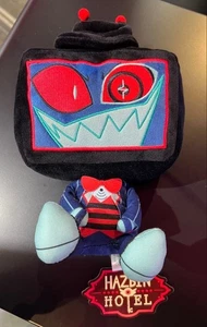 Hazbin Hotel Vox sitzende Plüschpuppe 20 cm Round One limitiert 2025 aus Japan NEU - Bild 1 von 2