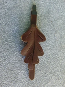 VINTAGE GERMAN CUCKOO CLOCK REPLACEMENT ADJUSTABLE OAK LEAF PENDULUM PARTS - Picture 1 of 5