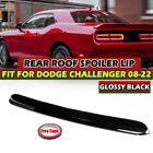Gloss Black Rear Window Roof Spoiler For 2008-2023 Dodge Challenger Srt Hellcat