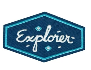 Explorer blau Bügelbild Deko Accessoire Get Back to Nature Patch - Bild 1 von 1