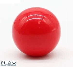 Boule stick ROUGE 6x35mm borne arcade / Arcade 1up cabinet RED balltop joystick - Foto 1 di 4