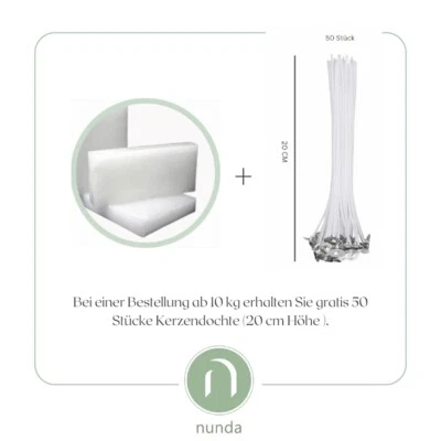 5- 50 kg Paraffin I Kerzenwachs I  58-60 I Voll Raffiniert I Geruchlos I WEIß - Bild 1 von 3