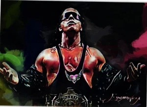 Tarjeta firmada por artista Brett Hart 2020 edición limitada original 47 de 50 - Imagen 1 de 4