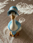Chapeau bleu mère oie miniature Hagen-Renaker HAGEN RENAKER San Dimas CA États-Unis