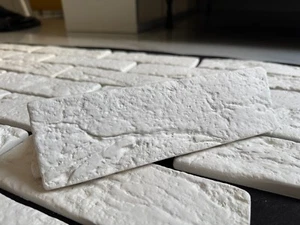 Gypsum brick Tiles, Unique Home Decor, Vintage Style, Eco Friendly, Made in USA - Picture 1 of 7