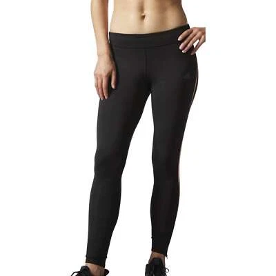 adidas Response Womens Running Tights Black Run Sports Training Jogging Ladies - Image 1 of 3