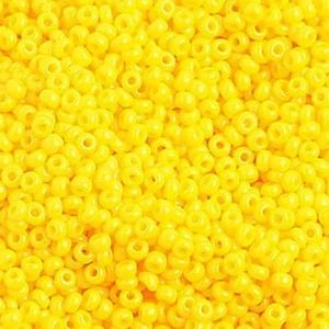 10/0 Op. Golden Yellow Czech Seed Beads 40 grams - Picture 1 of 1