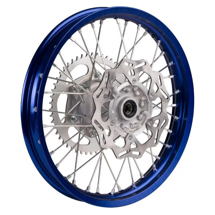 2020 YAMAHA YZ250F - OEM REAR WHEEL ASSEMBLY - BLUE RIM - B7B253022000 - Image 1 of 1
