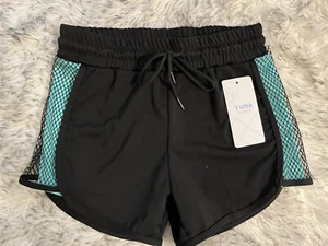 Women YUNA Fashion Workout Biker Yoga  Shorts Size S/M. - Picture 1 of 5