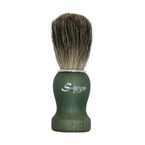 Pharos c3 Boar Shaving Brush (Ocean Green Wood) - by Semogue (Used) - Picture 1 of 3