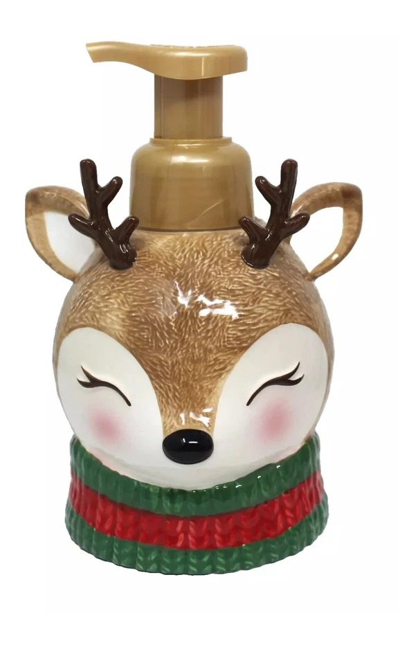 Dispensador de Jabón de Reno Bath & Body Works Cerámica Navidad Foto 1 de 1