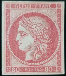SIGNÉ BRUN - TIMBRE des COLONIES FRANÇAISES GÉNÉRALES - CÉRÈS N°21 NEUF * MH - Imagen 1 de 2
