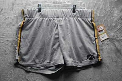 NCAA Iowa Hawkeyes Women's Gray Shorts, Size L, New - Image 1 of 4