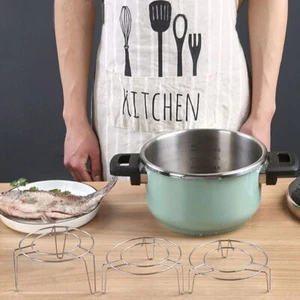 Utensilios de cocina de vapor multiusos duraderos redondos para olla de acero inoxidable - Imagen 1 de 14