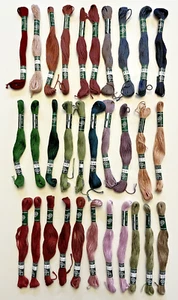 Eva Rosenstand Clara Waever cotton embroidery floss lot of 31 skeins/22 colors - Picture 1 of 14