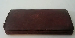 Vintage große Brieftasche Herren 19. Jahrhundert Leder - Bild 1 von 4