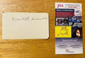 Cecil B DeMille Signed Autographed 2.5 x 4.25 Album Page JSA Certified Director - Picture 1 of 1