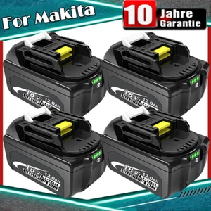 4X Für Makita Akku 18V 6Ah 8Ah 12Ah 9Ah BL1860B BL1850B BL1840B BL1830B Original - Bild 1 von 33