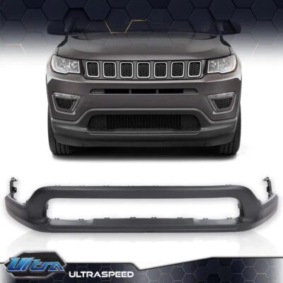 Cubierta de parachoques inferior delantera apta para Jeep Compass 2017-2021 fascia texturizada negra Foto 1 de 4