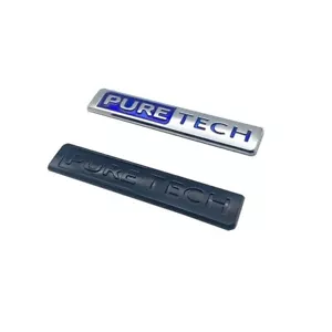 Decalcomania adesivo parafango auto Pure Tech emblema distintivo posteriore - Foto 1 di 5