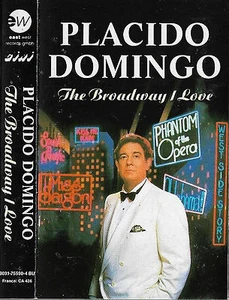 PLACIDO DOMINGO BROADWAY I LOVE CASSETTE ALBUM London Symphony Orch CARLY SIMON - Picture 1 of 10