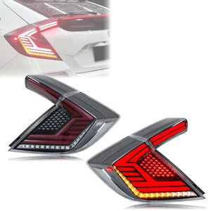 LED Tail Lights for Honda Civic Hatchback 2016-2021 Clear Rear Lamps Assembly - Bild 1 von 6