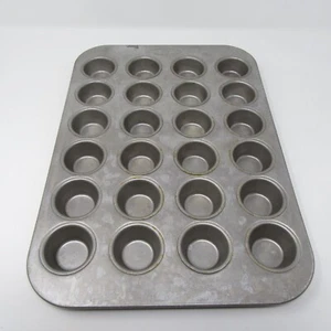 American Pan Company Mini Muffin Commercial Heavy Duty Steel makes 24 muffins - Picture 1 of 3