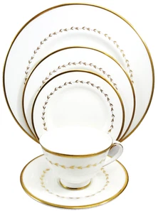 COVINGTON H4966 von Royal Doulton 5-teiliges Gedeck NEU NIE BENUTZT England - Bild 1 von 24