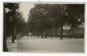 The Promenade Cheltenham Gloucestershire Old Real Photo Postcard - Picture 1 of 2