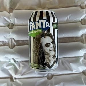 NEU LIMITIERTE AUFLAGE BEETLEJUICE FILM HAUNTED APPLE FANTA SODA DOSE 12 FLOZ RARITÄT - Bild 1 von 4