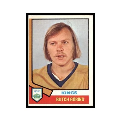 Butch Goring 1974 Topps #74 Hockey Cards Hockey Card EX - Image 1 of 3