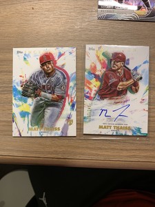 2020 Topps Inception Matt Thaiss Lot of 2: Autograph /245, RC