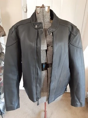 Chaqueta de Cuero River Road Motociclista Para Hombre Talla 44 Con Llning MIRAR/LEER  Foto 1 de 4