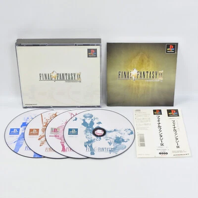 PS1 FINAL FANTASY IX 9 with SPINE CARD FF9 Playstation Square PS JAPAN Game p1 - Image 1 of 2