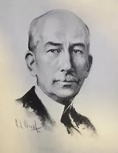 1925 Vintage Magazine Illustration Colonel Edward M. House - Picture 1 of 2