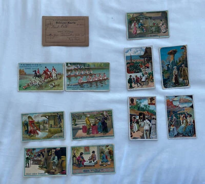 Antique Lithographs Russian Rowing Advertising Japan Colombo Ischia (12) - Image 1 of 4